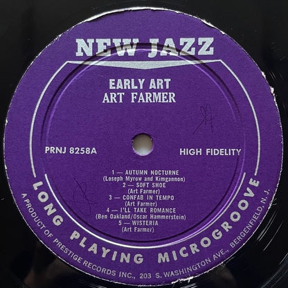 ART FARMER / EARLY ART - US New Jazz Original