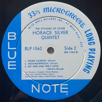 HORACE SILVER QUINTET / THE STYLINGS OF SILVER - US Blue Note