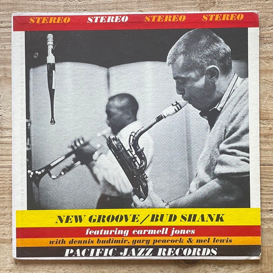 BUD SHANK feat. CARMELL JONES / NEW GROOVE - US Pacific Jazz Stereo Original