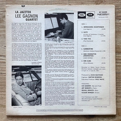 LEE GAGNON QUARTET / LA JAZZTEK - Canadian Capitol Original
