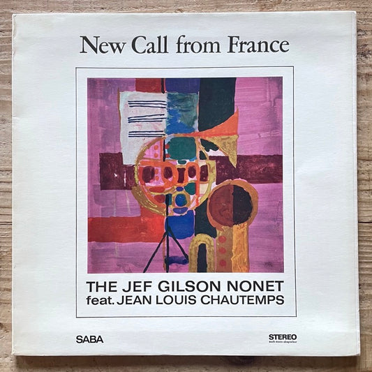 JEF GILSON NONET / NEW CALL FROM FRANCE - German Saba Original