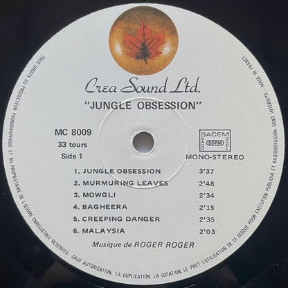 NINO NARDINI - ROGER ROGER / JUNGLE OBSESSION - France Crea Sound LP