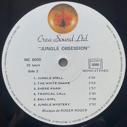 NINO NARDINI - ROGER ROGER / JUNGLE OBSESSION - France Crea Sound LP