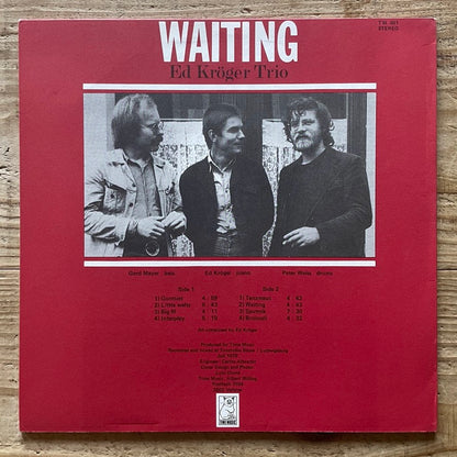 ED KROGER TRIO / WAITING - German Time Music Original