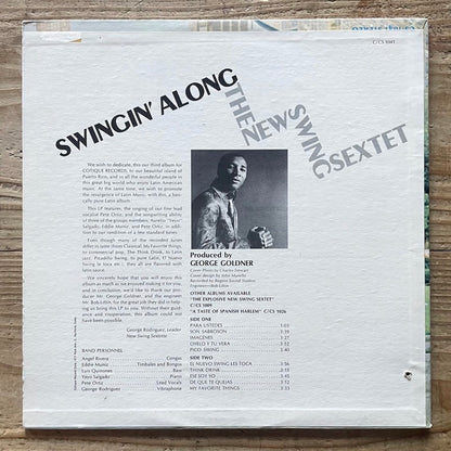 NEW SWING SEXTET / SWINGIN' ALONG - US Cotique mono Original