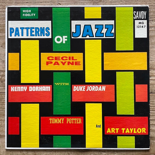 CECIL PAYNE / PATTERNS OF JAZZ - US Savoy DG Red