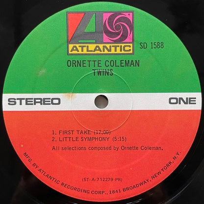 ORNETTE COLEMAN / TWINS - US Atlantic Original