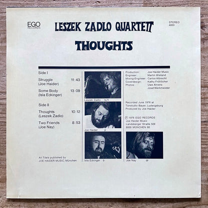 LESZEK ZADLO QUARTETT / THOUGHTS - German EGO Original