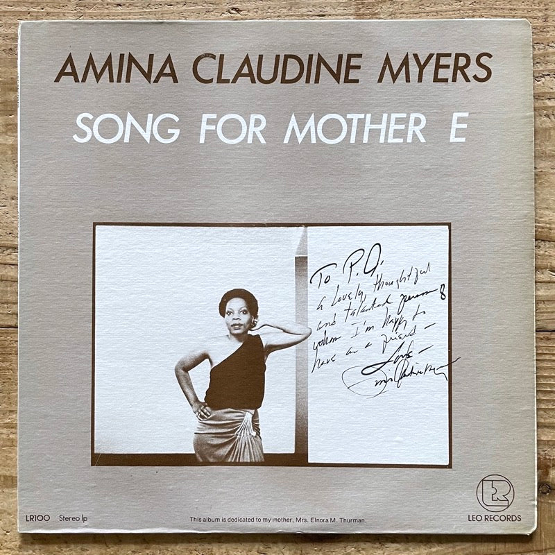 AMINA CLAUDINE MYERS / SONG FOR MOTHER E - UK Leo Original