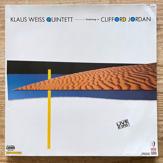 KLAUS WEISS QUINTETT feat. CLIFFORD JORDAN / LIVE AT OPUS 1 (2LP) - German Delta Original