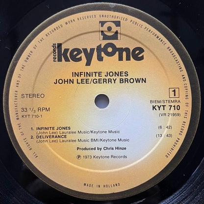 JOHN LEE - GERRY BROWN feat. GARY BARTZ / INFINITE JONES - Dutch Keytone