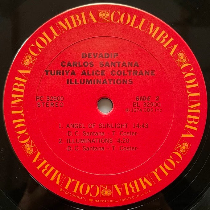 ALICE COLTRANE - CARLOS SANTANA / ILLUMINATIONS - US Columbia Original