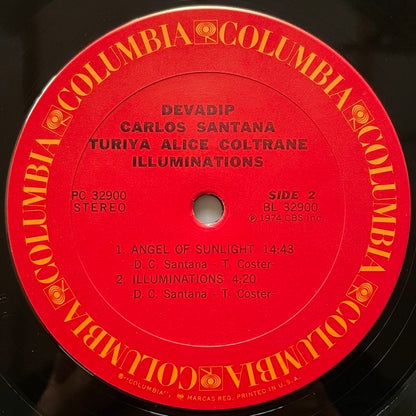 ALICE COLTRANE - CARLOS SANTANA / ILLUMINATIONS - US Columbia Original