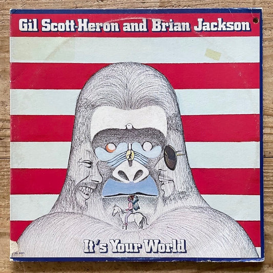 GIL SCOTT-HERON & BRIAN JACKSON / IT'S YOUR WORLD (2LP) - US Arista Promo Original