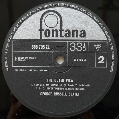 GEORGE RUSSELL SEXTET / THE OUTER VIEW - UK Fontana