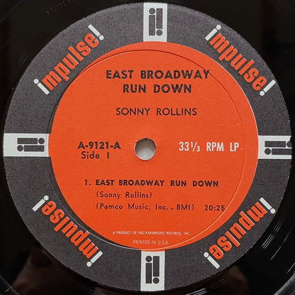 SONNY ROLLINS / EAST BROADWAY RUN DOWN - US Impulse MONO Original