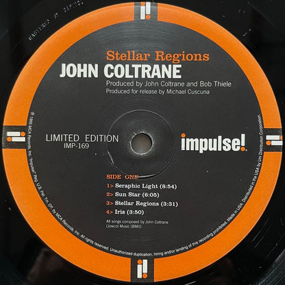 JOHN COLTRANE / STELLAR REGIONS - US Impulse Original