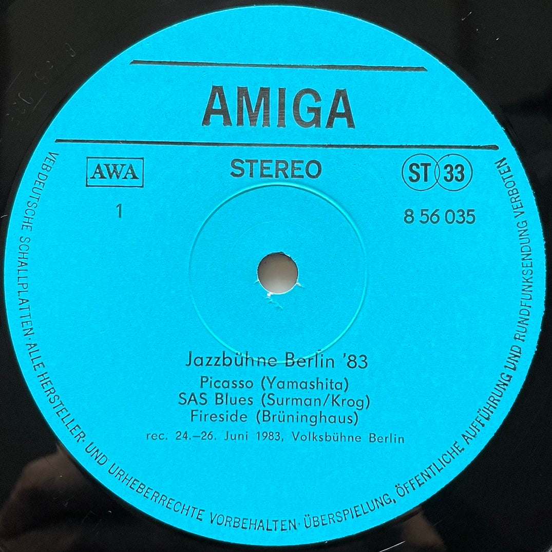 V.A. / JAZZBUHNE BERLIN '83 - German Amiga Original