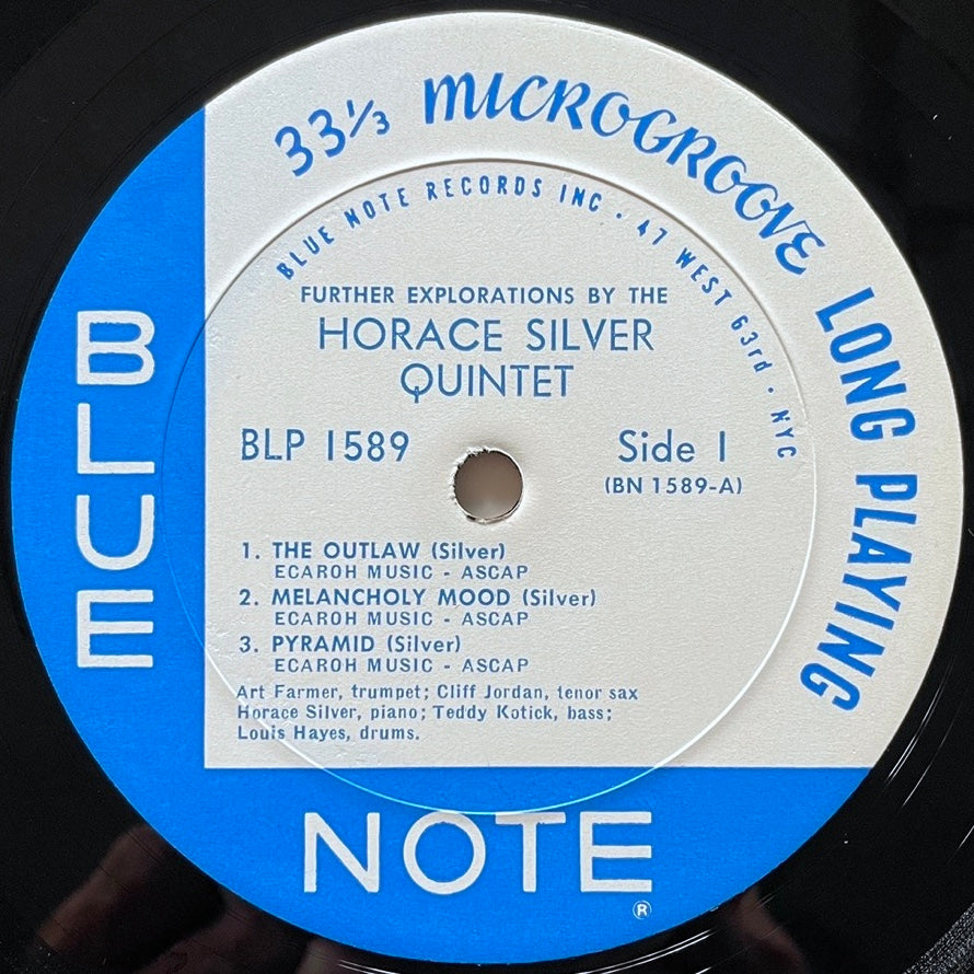 HORACE SILVER QUINTET / FURTHER EXPLORATIONS - US Blue Note