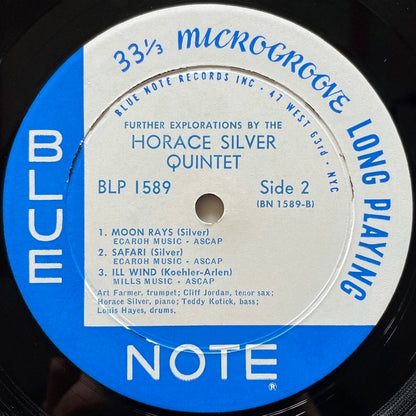 HORACE SILVER QUINTET / FURTHER EXPLORATIONS - US Blue Note