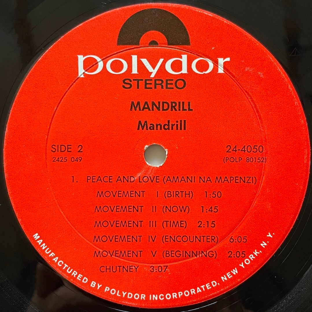 MANDRILL (1971) - US Polydor Original