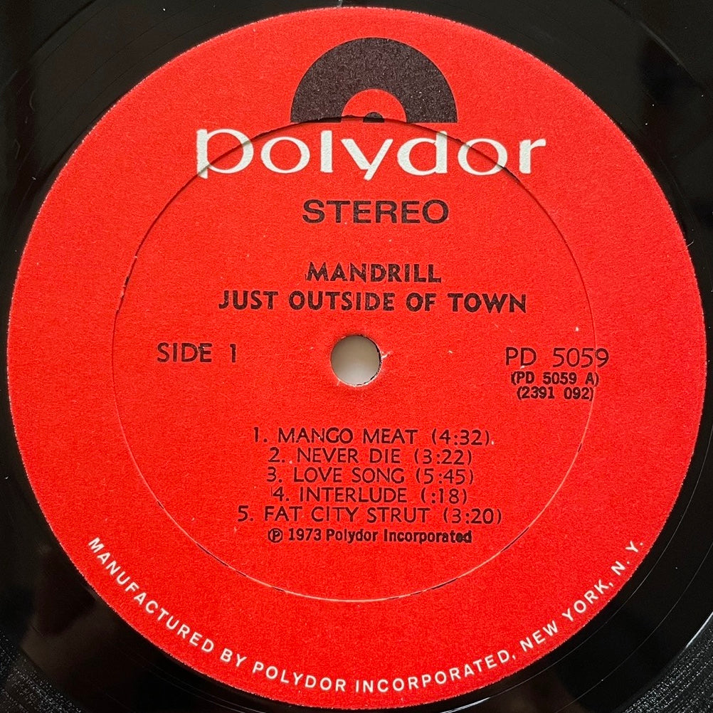 MANDRILL / JUST OUTSIDE OF TOWN - US Polydor Original