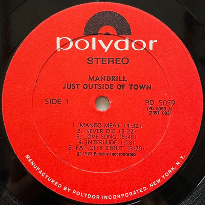 MANDRILL / JUST OUTSIDE OF TOWN - US Polydor Original
