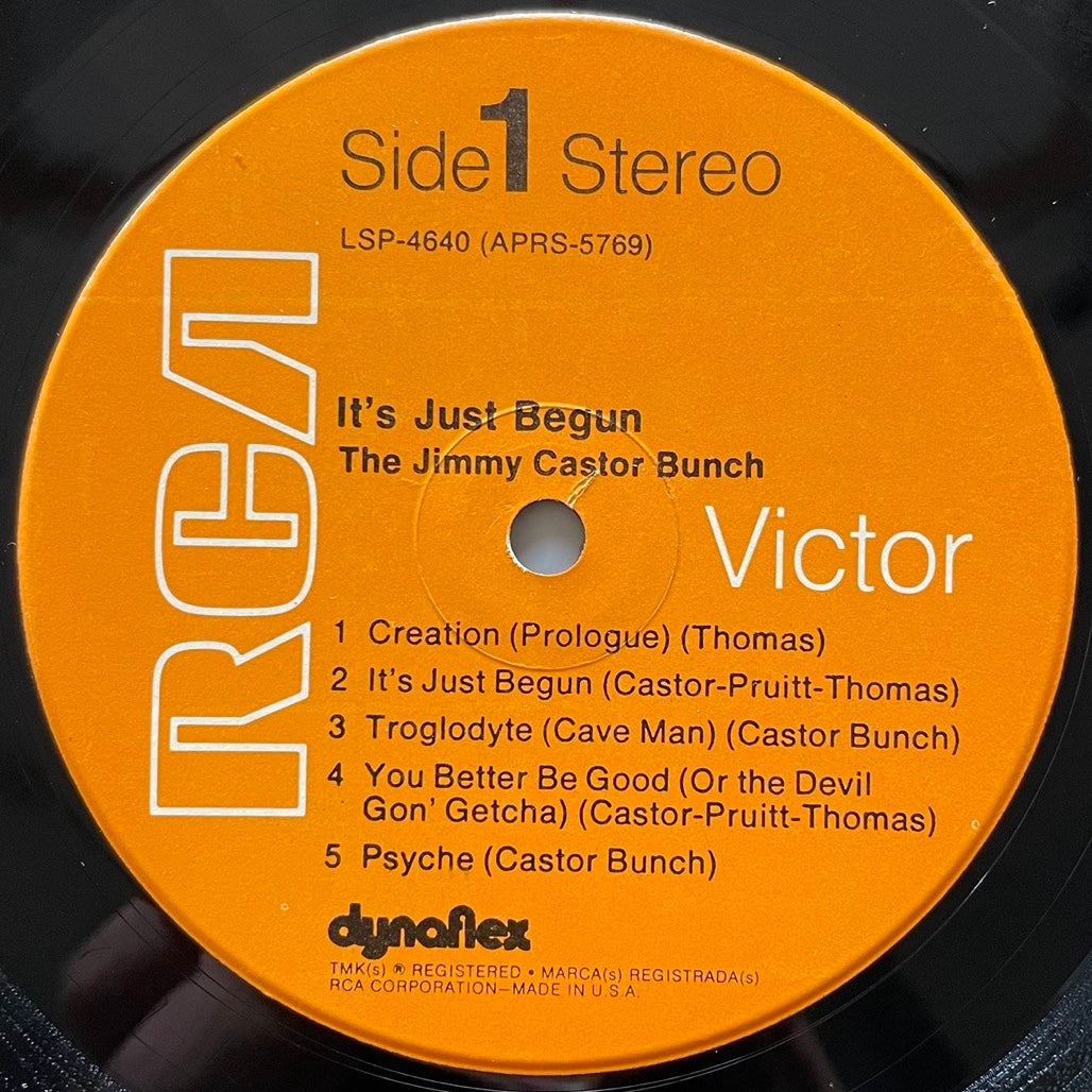 THE JIMMY CASTOR BUNCH / IT'S JUST BEGUN - US RCA Original