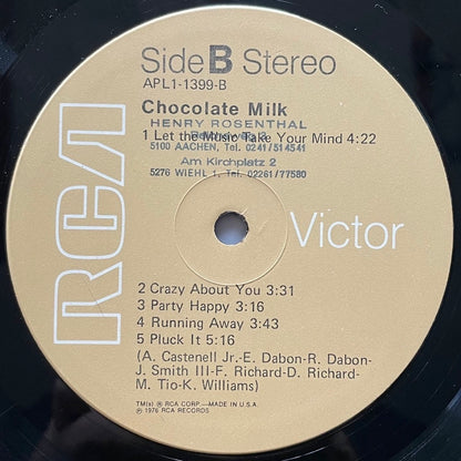 CHOCOLATE MILK (1976) - US RCA Original