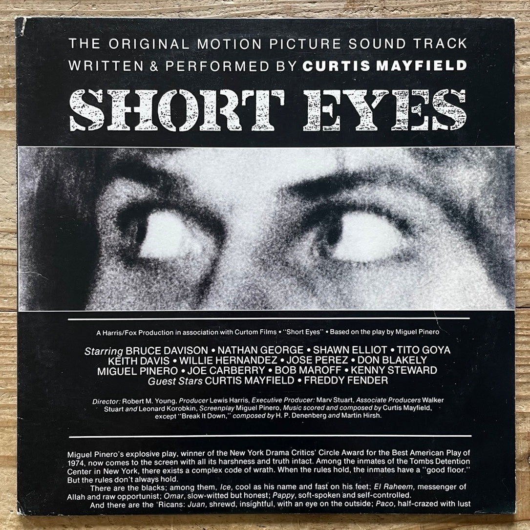 CURTIS MAYFIELD / SHORT EYES (O.S.T.) - US Curtom Original