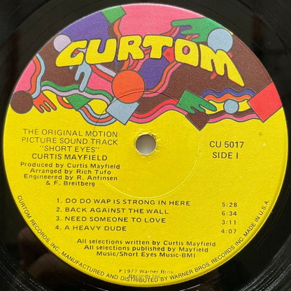 CURTIS MAYFIELD / SHORT EYES (O.S.T.) - US Curtom Original