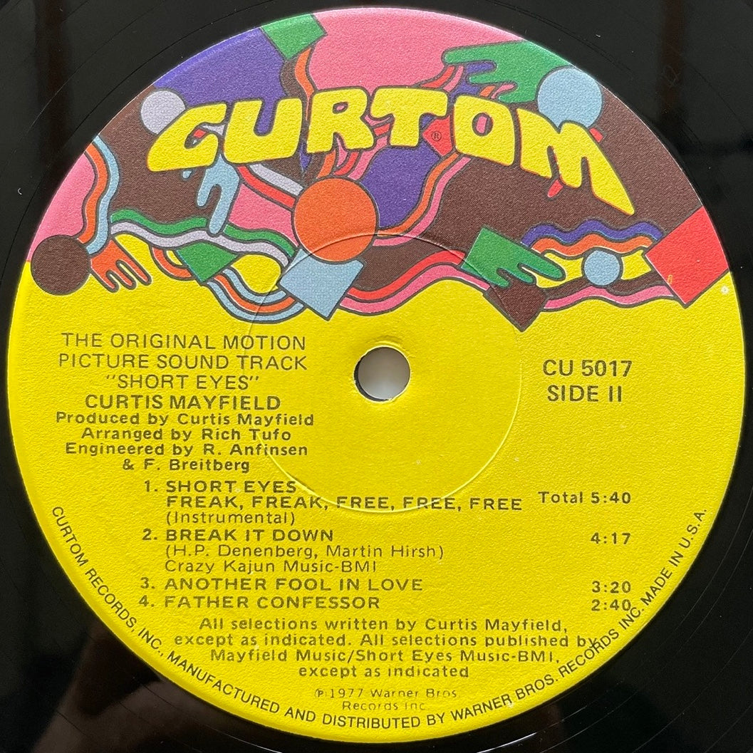 CURTIS MAYFIELD / SHORT EYES (O.S.T.) - US Curtom Original