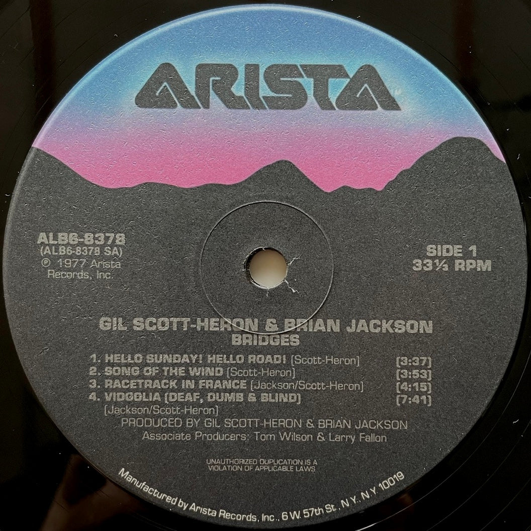 GIL SCOTT-HERON AND BRIAN JACKSON / BRIDGES on US Arista