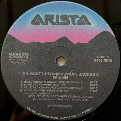 GIL SCOTT-HERON AND BRIAN JACKSON / BRIDGES on US Arista