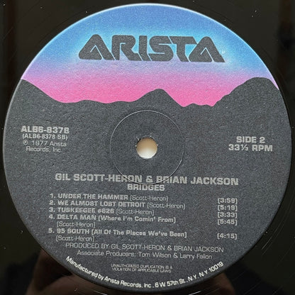 GIL SCOTT-HERON AND BRIAN JACKSON / BRIDGES on US Arista