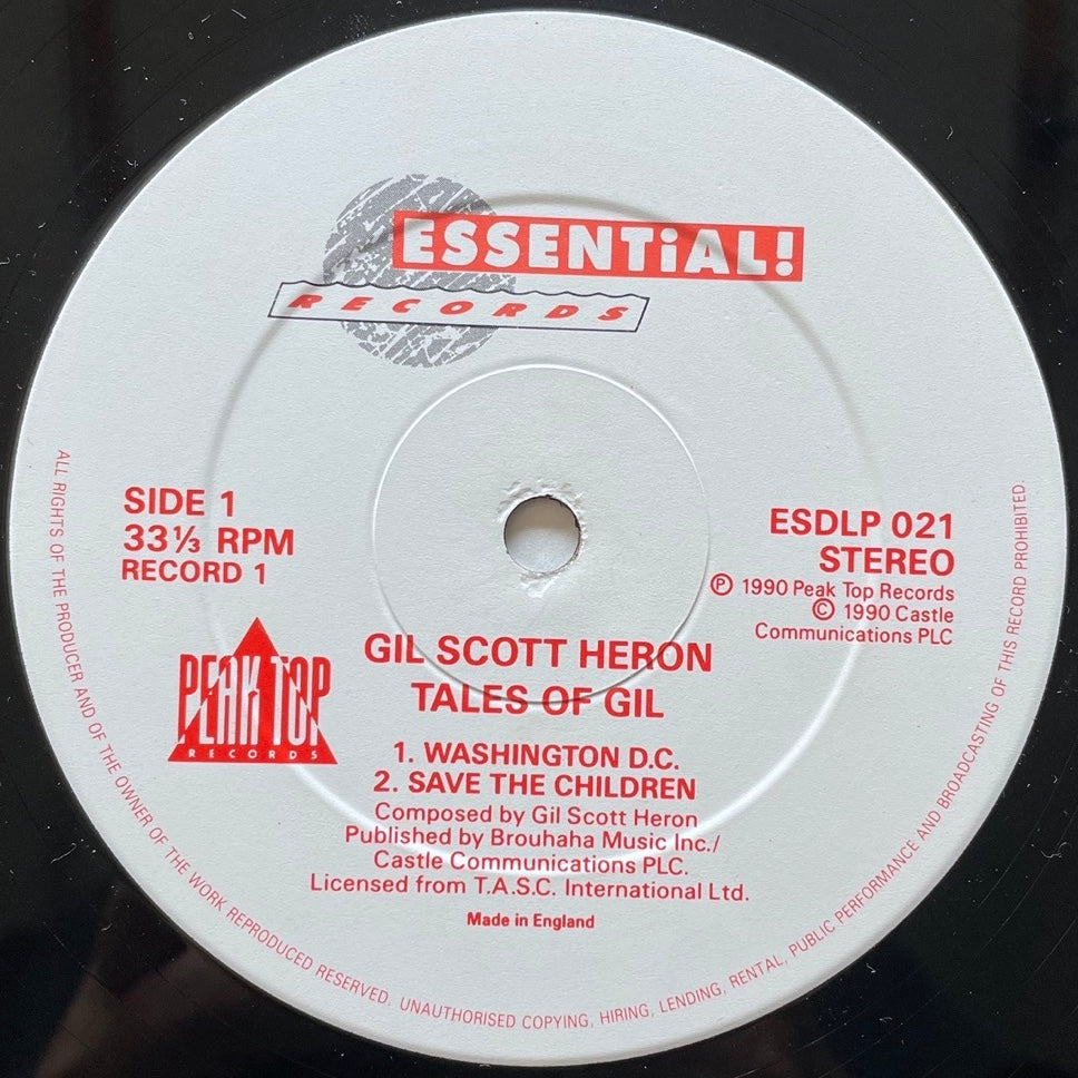 GIL SCOTT HERON AND HIS AMNESIA EXPRESS / TALES OF.. (2LP) on UK Essential Original