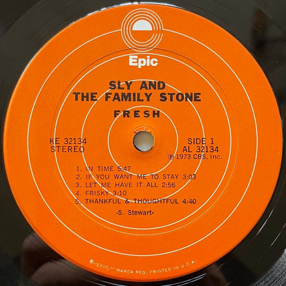 SLY AND THE FAMILY STONE / FRESH - US Epic Original