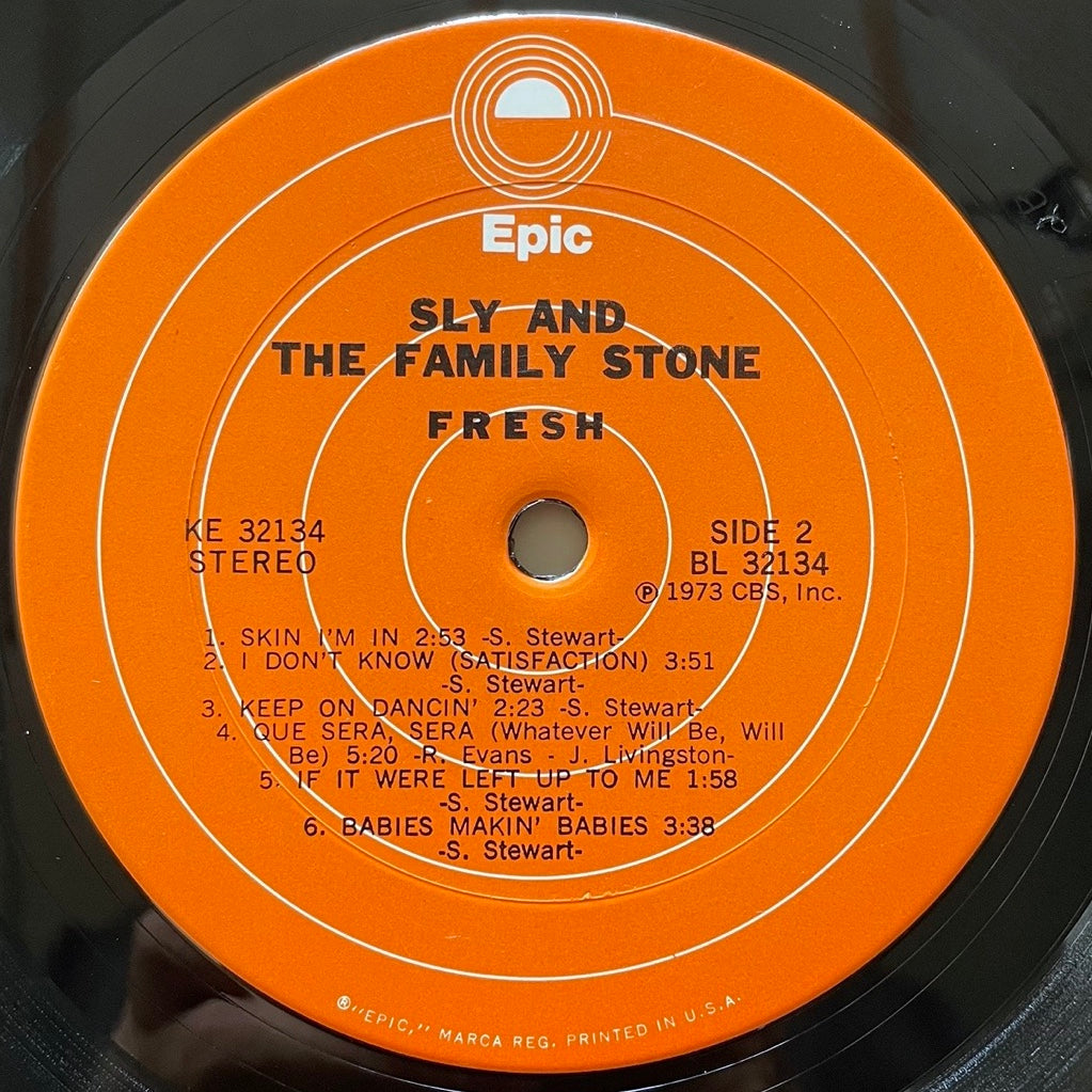 SLY AND THE FAMILY STONE / FRESH - US Epic Original