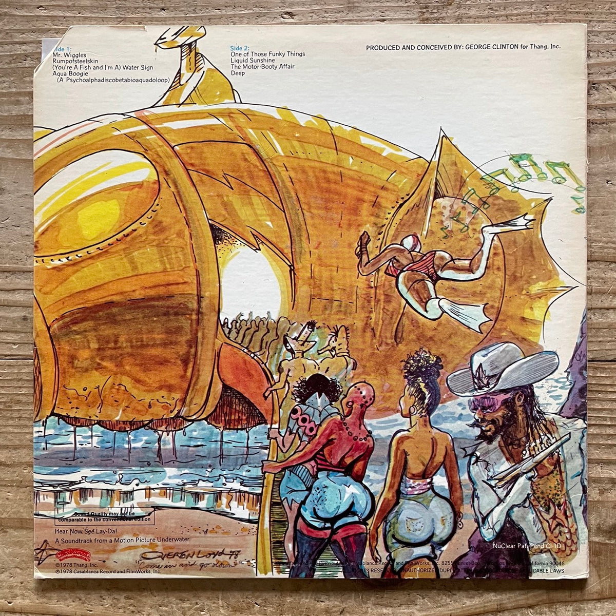 PARLIAMENT / MOTOR BOOTY AFFAIR - US Casablanca Picture Disc Original