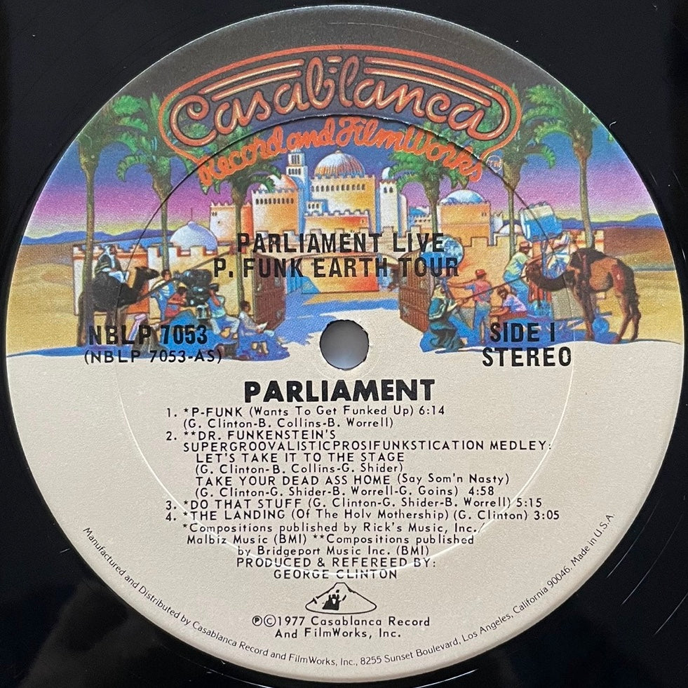 PARLIAMENT / LIVE - P.FUNK EARTH TOUR (2LP) - US Casablanca Original