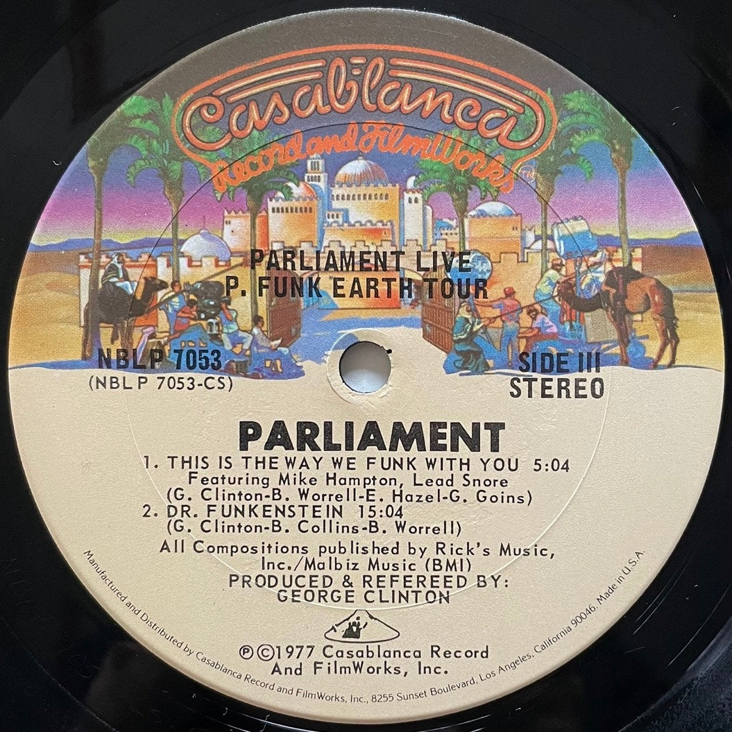 PARLIAMENT / LIVE - P.FUNK EARTH TOUR (2LP) - US Casablanca Original