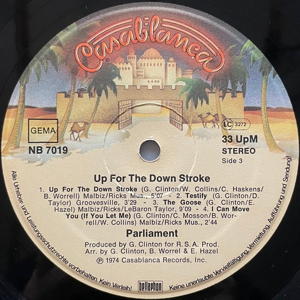 PARLIAMENT / CHOCOLATE CITY - UP FOR THE DOWN STROKE (2LP) - German Casablanca
