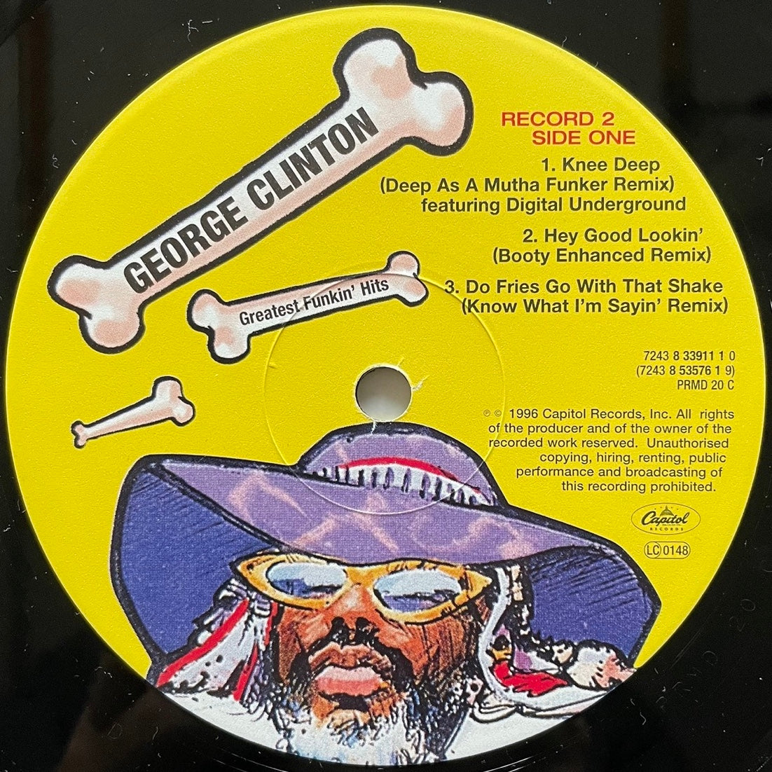 GEORGE CLINTON / GREATEST FUNKIN' HITS (2LP) - UK Capitol Original