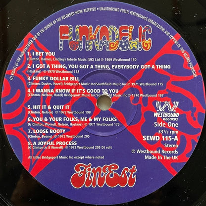 FUNKADELIC / FINEST (LP + 12") - UK Westbound
