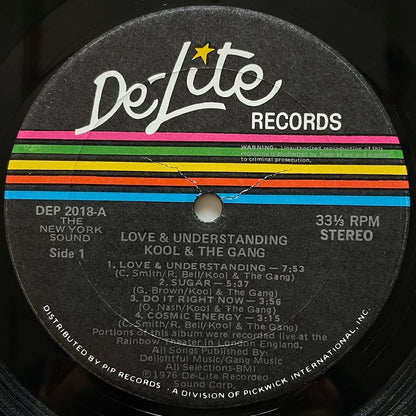KOOL & THE GANG / LOVE & UNDERSTANDING - US De-Lite Original