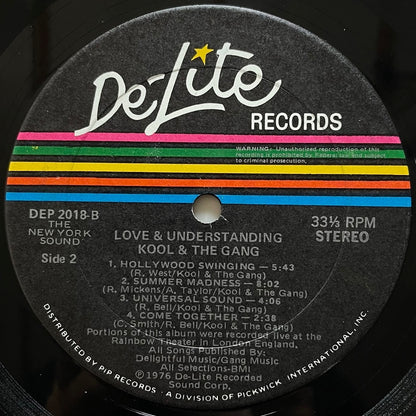 KOOL & THE GANG / LOVE & UNDERSTANDING - US De-Lite Original