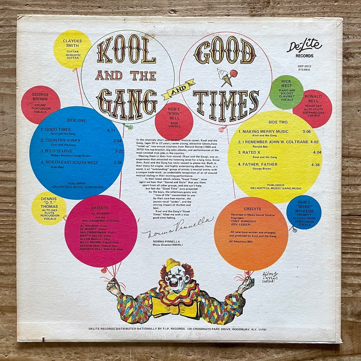 KOOL & THE GANG / GOOD TIMES - US De-Lite
