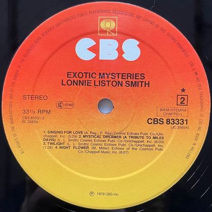 LONNIE LISTON SMITH / EXOTIC MYSTERIES - Dutch CBS