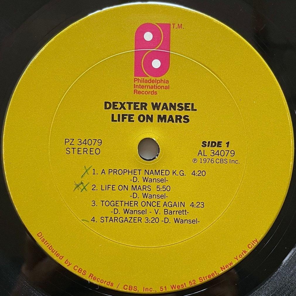 DEXTER WANSEL / LIFE ON MARS - US Philadelphia International Original