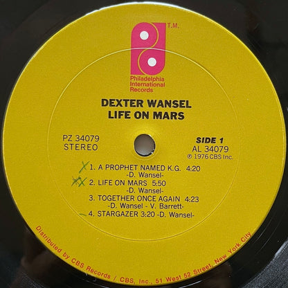 DEXTER WANSEL / LIFE ON MARS - US Philadelphia International Original
